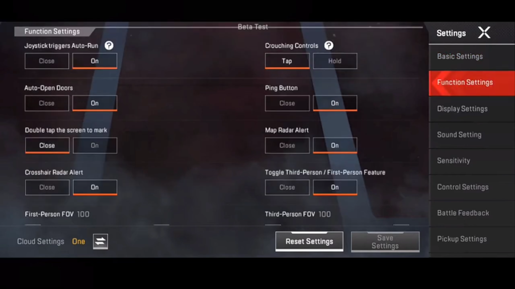 Best Settings & Controls for Apex Legends Mobile(Zero Recoil & Aimbot) Aim Assist-OFF You should always turn off your aim assist after getting used to the game because aim assist can affect your aim when shooting multiple targets at once. Aim Assist drags your crosshair to the knocked enemy when you are shooting towards an enemy. So I suggest you turn it off after you are used to the game.