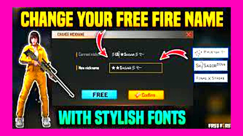 [NEW] FREE FIRE NAME STYLE 2022 BEST NICKNAMES WITH SYMBOLS FOR FREE FIRE