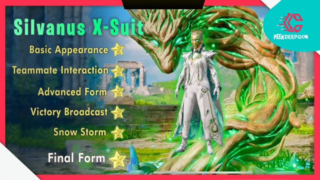NEW SILVANUS X-SUIT IN BGMI & PUBG MOBILE RELEASE DATE, LEAKS AND REWARDS, 6 STAR INFO