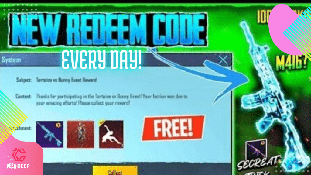 [New] BGMI/PUBG Redeem code generator 2023 This tool is specially developed for BGMI/PUBG Redeem codes. Generate code to win mythic items like 1.M416 Glacier, 2.Forest Elf set, 3.AKM...