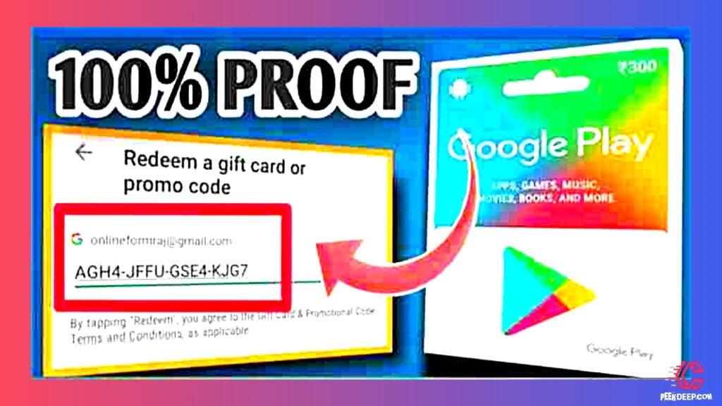 FREE Google Play Redeem Code Today (New Working) Free Gift Card [date-today] Proof of Free google play redeem code today New 100% Working Google play redeem codes to buy new games, apps, Ebooks, Music..