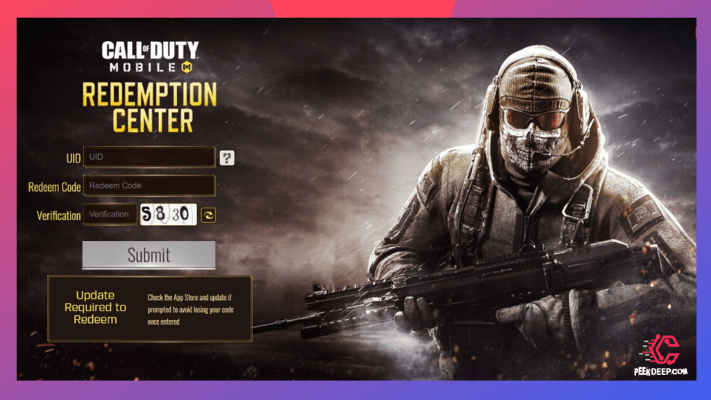 New Call Of Duty Redeem Codes Redeption Center