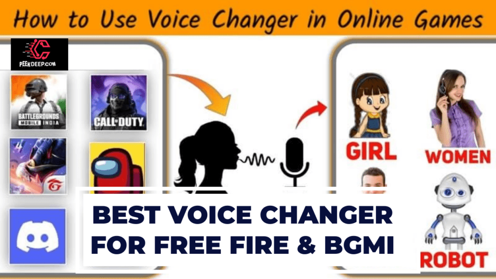 best voice changer app for girl voice in bgmi,free fire and more