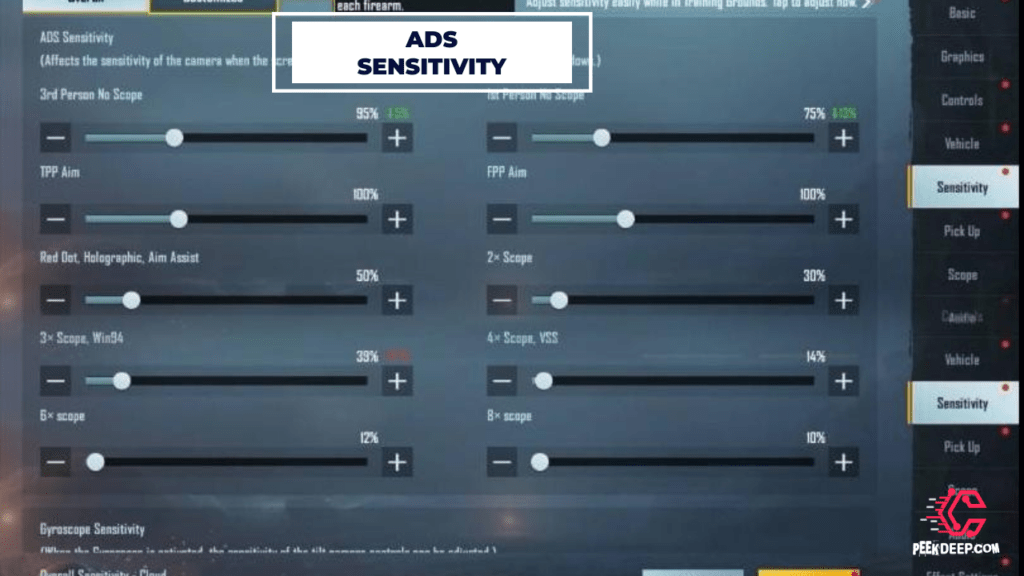 Best ads Sensitivity for 6-finger claw