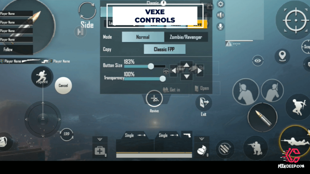 Vexe Control Layout