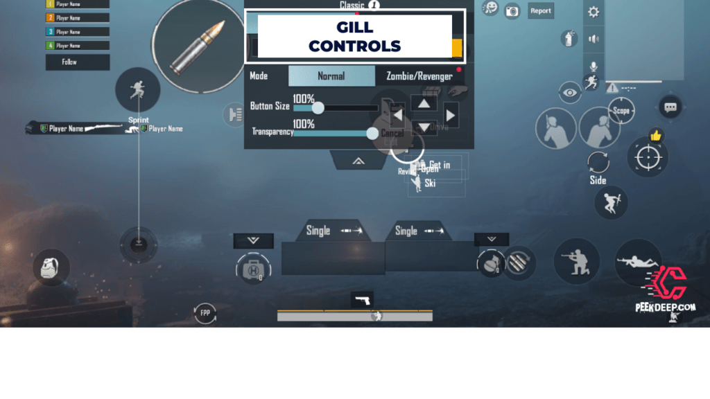 Gill Control Layout