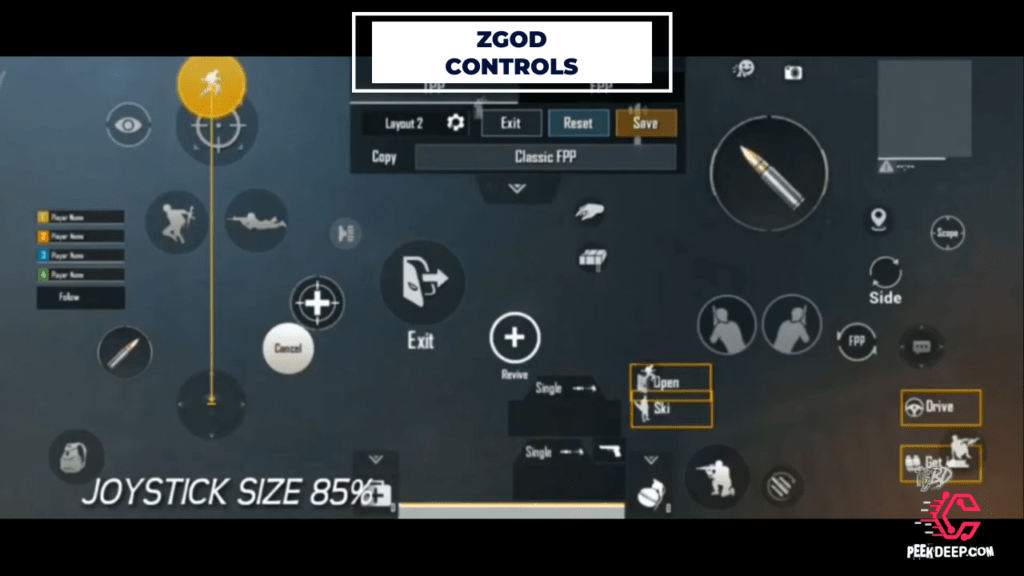 Zgod Gaming Control Layout