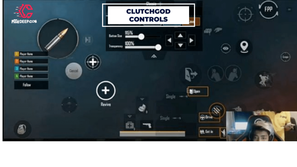 Clutchgod Gaming Control Layout