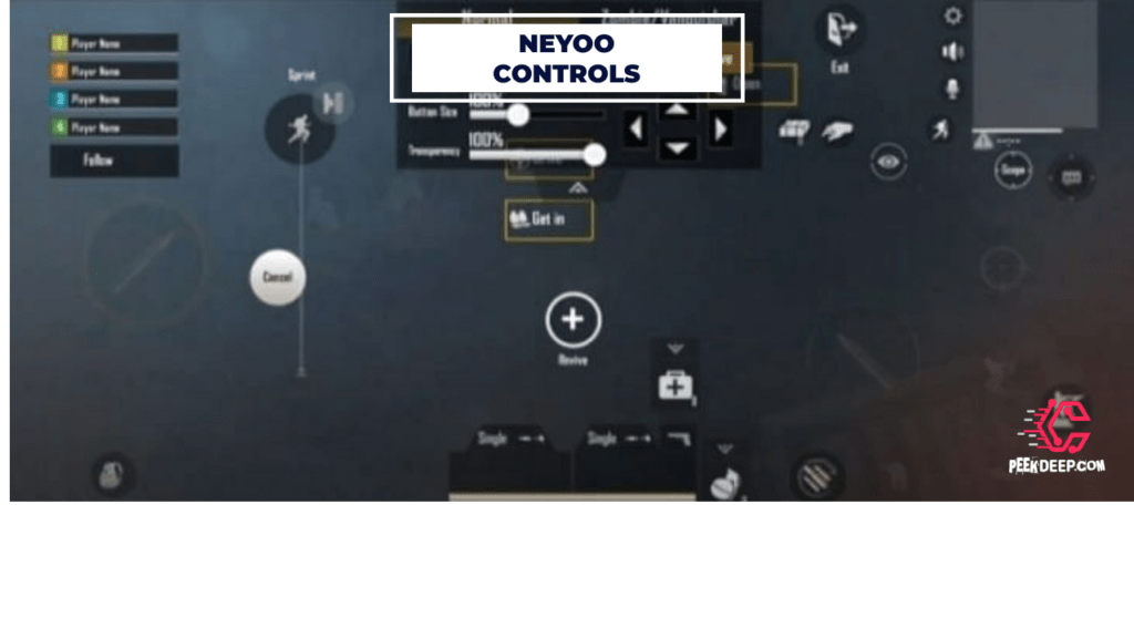 Neyoo Control Layout