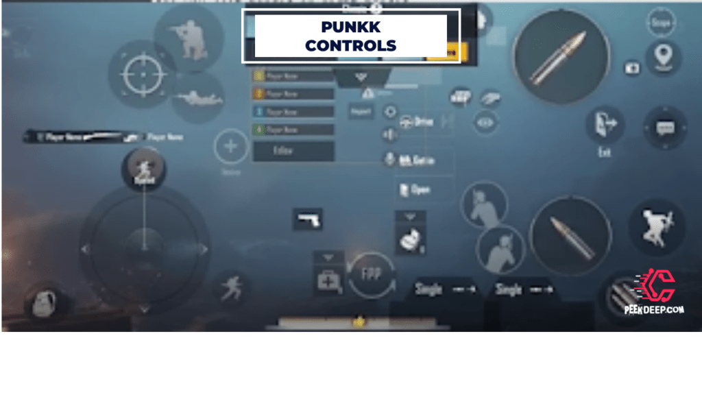 Punkk Gaming Control Layout