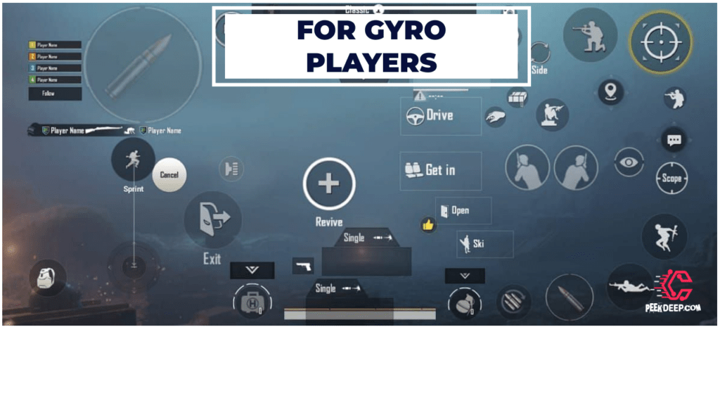 BEST four FINGER CLAW CONTROL LAYOUT FOR PUBG/BGMI For Gyroscope Players