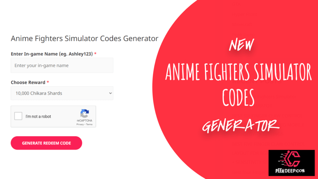 Code simulator anime fighters Anime Fighters
