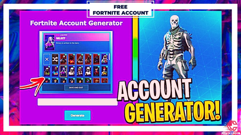FREE Fortnite Account Generator 2022 [New and working]