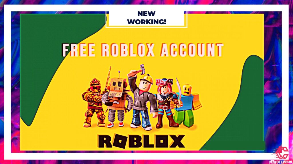 Free Roblox Accounts With Robux 2022 and Password Working!