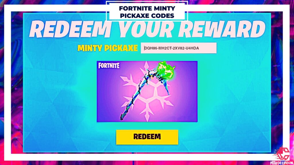 Minty Pickaxe Codes [2022] - Fortnite Minty Pickaxe Code Free