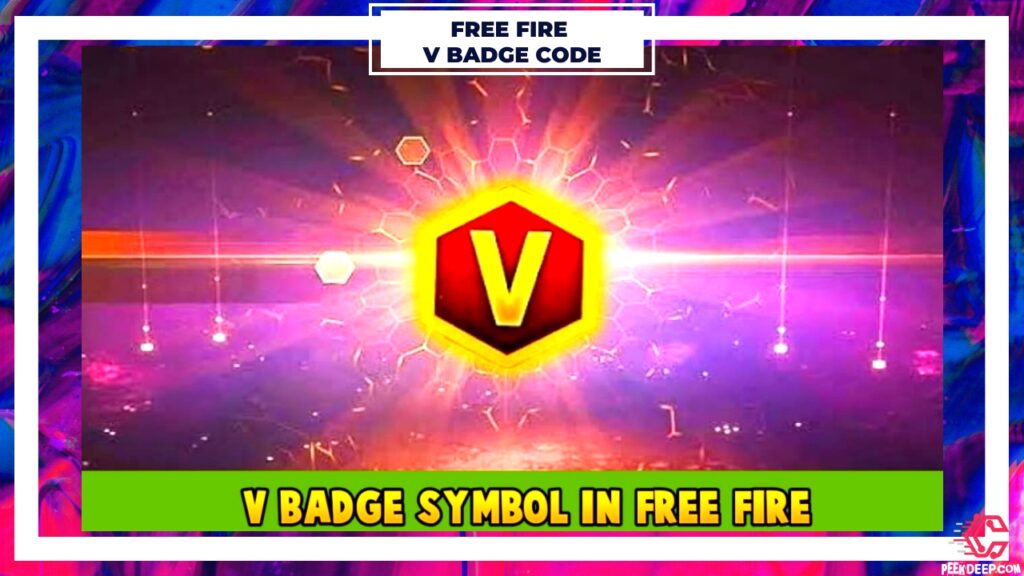 How to get Free Fire  V Badge for free
