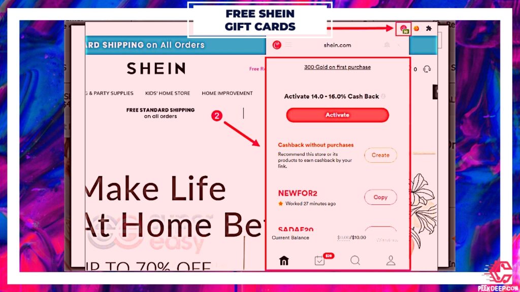 Get Free Shein Gift Card Codes & Coupons Card 2022