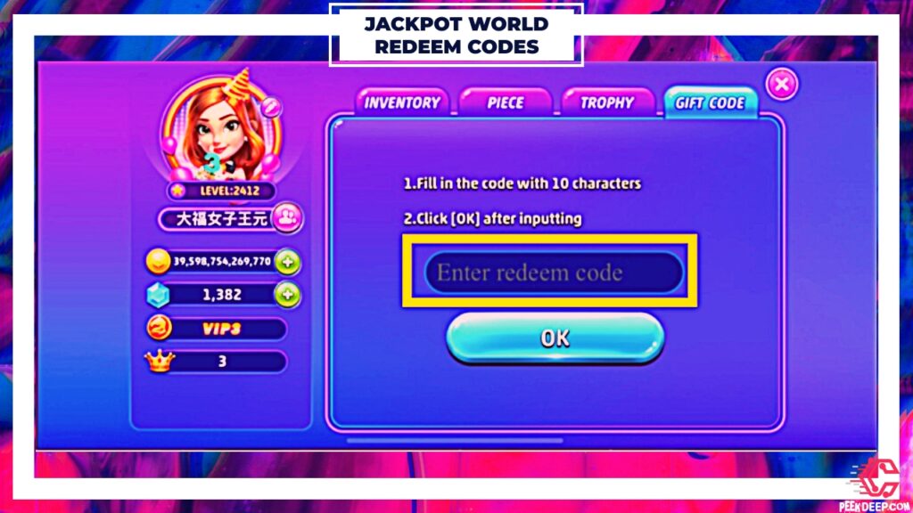 jackpot World Redeem Code [June 2022] Free Coins & Spins!!!