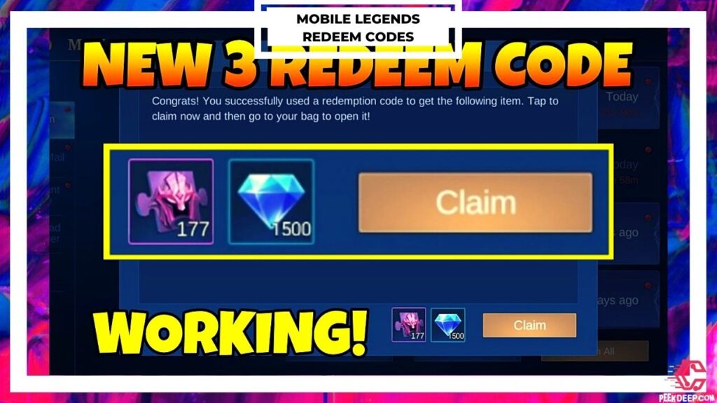MLBB Mobile Legends Redeem Codes 2023 (Free Diamonds!!) Want valuable freebies that don't require you to do anything? Then these Mobile Legends redeem codes are just what you're looking for!