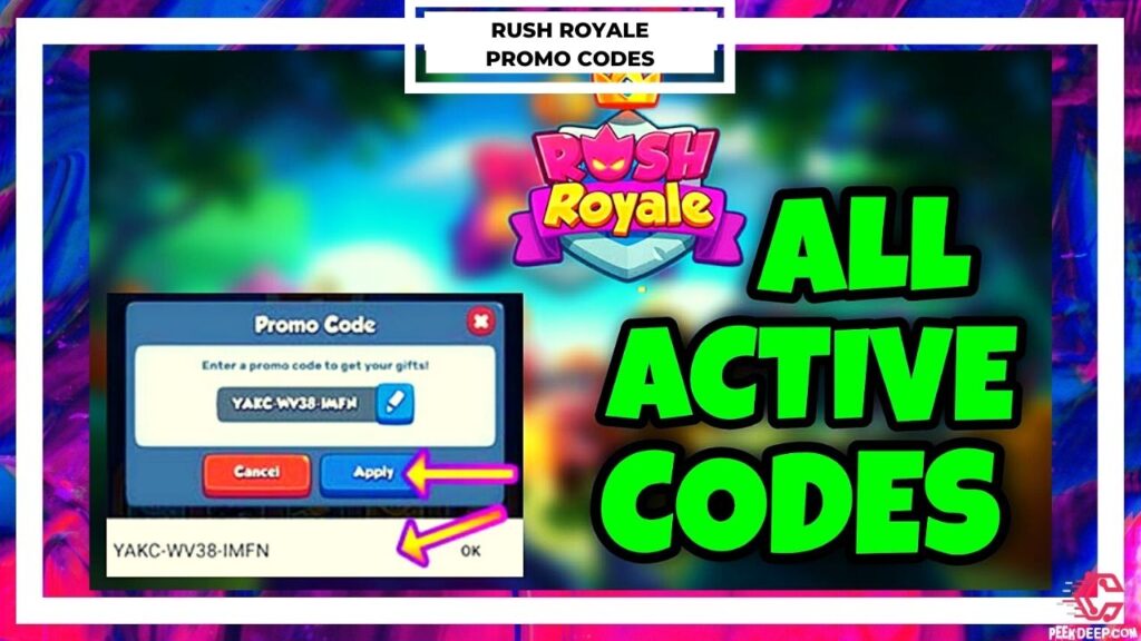 Rush Royale Promo Codes [2023] Free Gems (Updated!) Are you looking for Rush Royale Promo Codes 2022? So you've come to the right place. Here you'll find the working latest Rush Royal codes to...