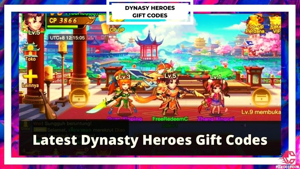 Dynasty Heroes Gift Codes [Feb 2023] (Updated) Free Items! Are you looking for Dynasty Heroes Gift Codes 2022? So you've come to the perfect place to receive the most latest dynasty heroes legend...