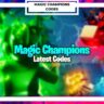 Roblox Magic Champions Codes Wiki [Oct 2022]updated today Do you want to win amazing prizes with Match Masters free gifts? Do you want Match Masters free boosters? Do you want free Match Masters...