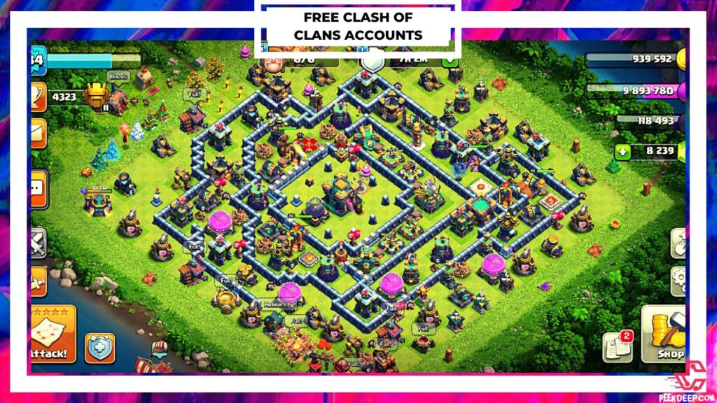 Best Ways to get Free Clash of Clans Accounts in 2022