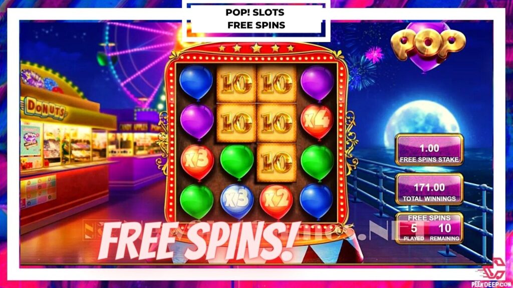 How to collect POP Slots Free Spins?