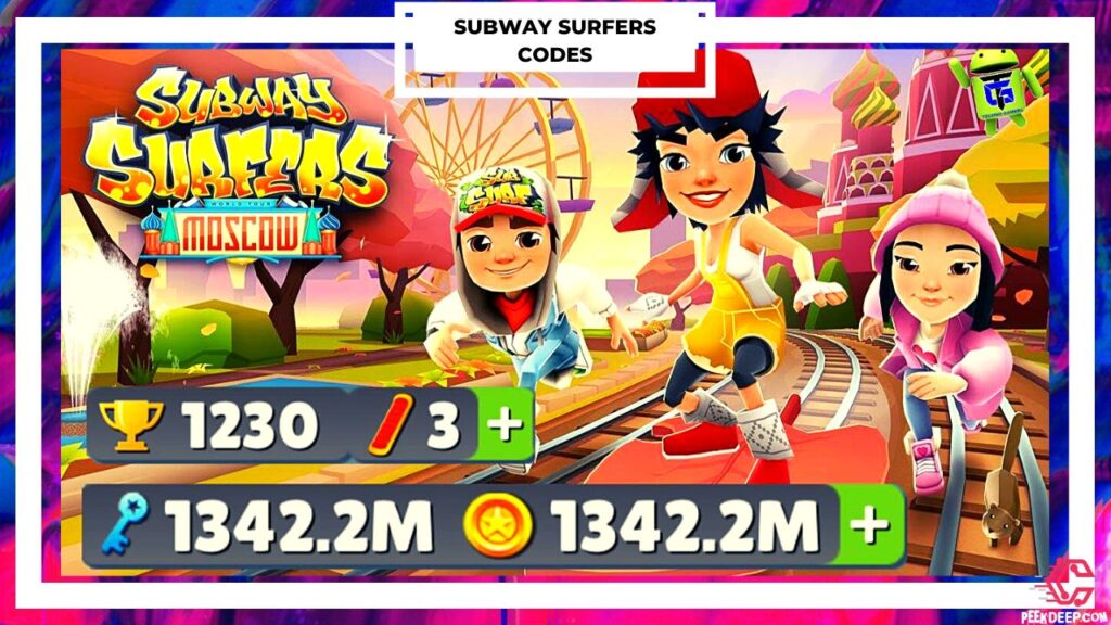 Subway Surfers Codes [Feb 2023] Free Keys...(Not Expired!) If you're looking for Subway Surfers codes 2022, you've come to the right place since this page has Subway Surfers Codes 2022 (Not Expired) that you can use to receive free coins, keys, rockets, characters, and other awesome things.