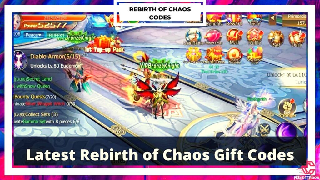 Rebirth of Chaos: Eternal Saga Codes [Feb 2023] Collect Now! Searching for Rebirth of Chaos: Eternal Saga Codes 2022? Make sure to bookmarks the site and use the working Rebirth of Chaos Codes 2022...