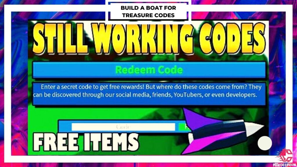 Roblox Build a Boat for Treasure Codes Wiki [July 2022] NEW!