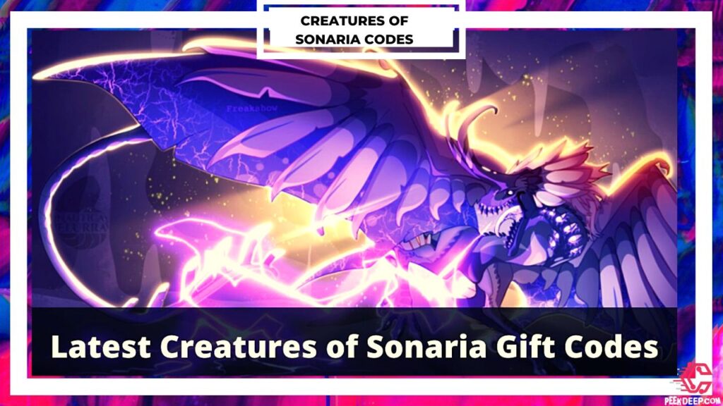 List of Roblox Creatures of Sonaria Gift Codes 2022
