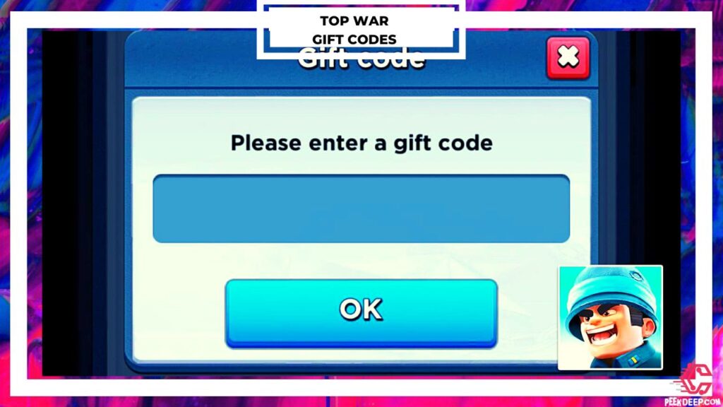 How to use Top War Battle Game gift codes?