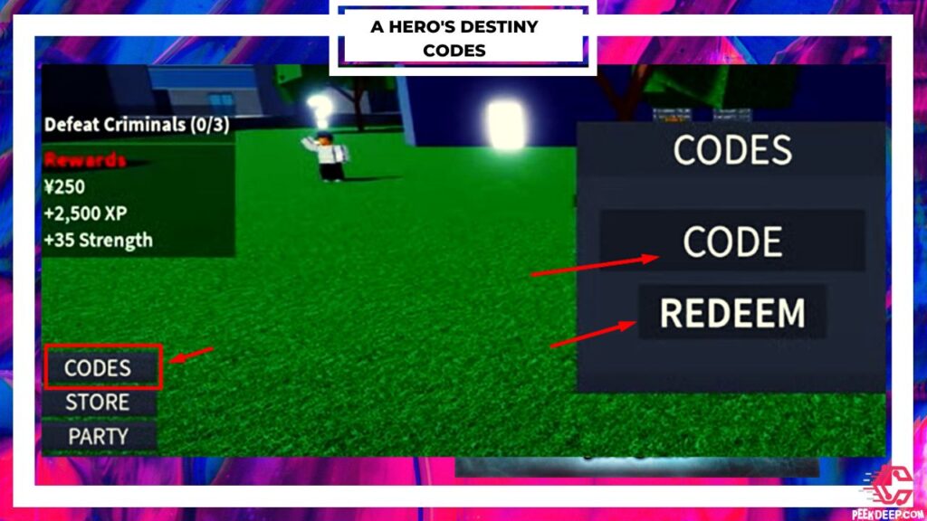 How to Redeem Code in A Hero’s Destiny to get free rewards?
