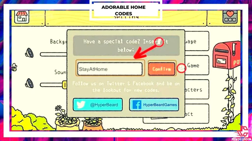 How to Redeem Cheats in Adorable Home?