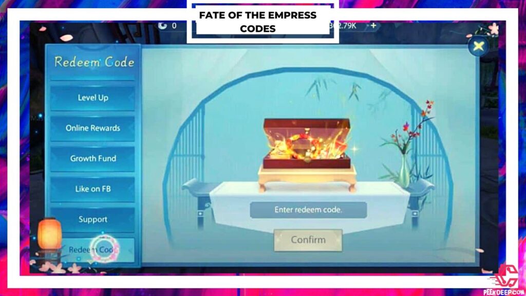 How to use the redeem code in Fate of the Empress?