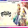 Fate of the Empress Redeem Codes [Sep 2022] Updated Today! You've come to the correct site if you're looking for Play Together Coupon Codes 2022. You may use the brand-new coupon codes found here to...