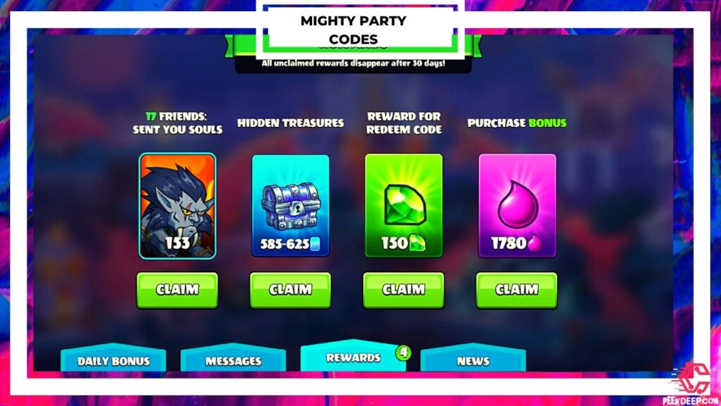 How to redeem Mighty Party promotion codes?