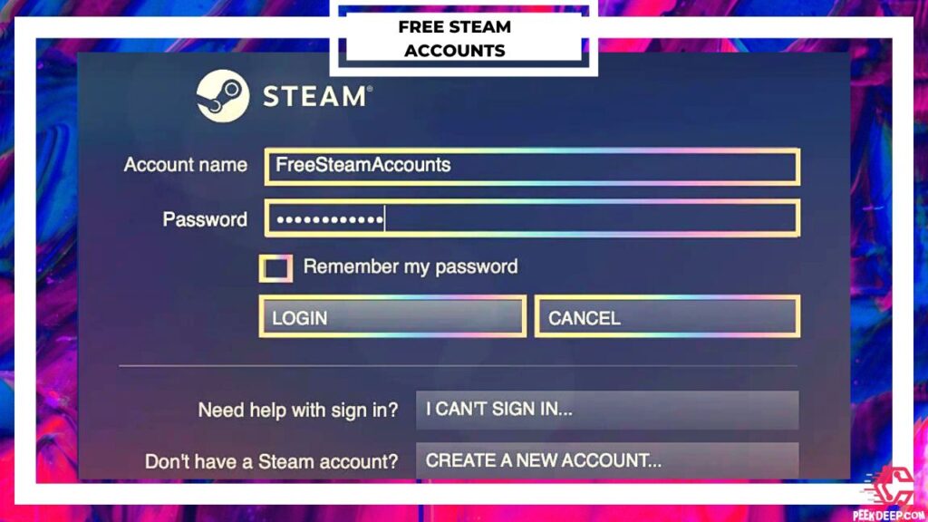 Free Steam Accounts and Passwords (New Games!) [Aug 2022]
