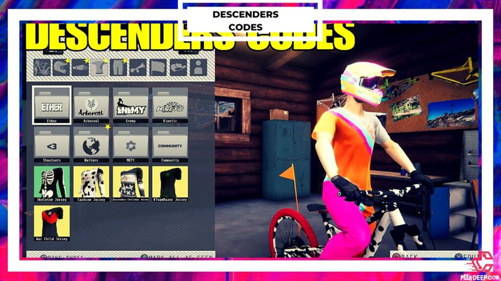 How to find more Codes for Descenders