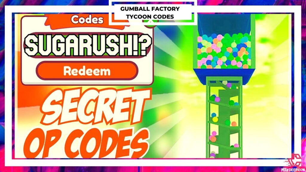 All Gumball Factory Tycoon Codes 2022