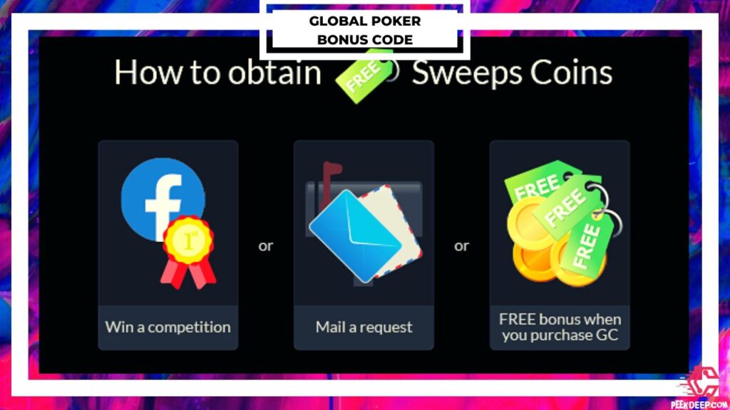 How to use bonus code for Global Poker