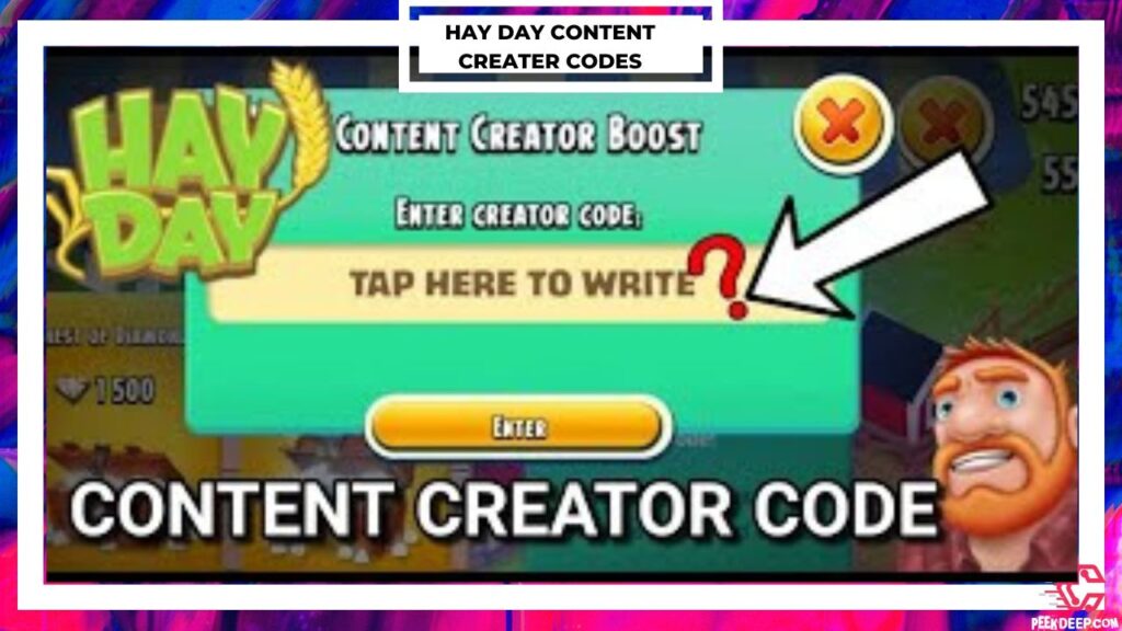 Hay Day Content Creator Code 2022