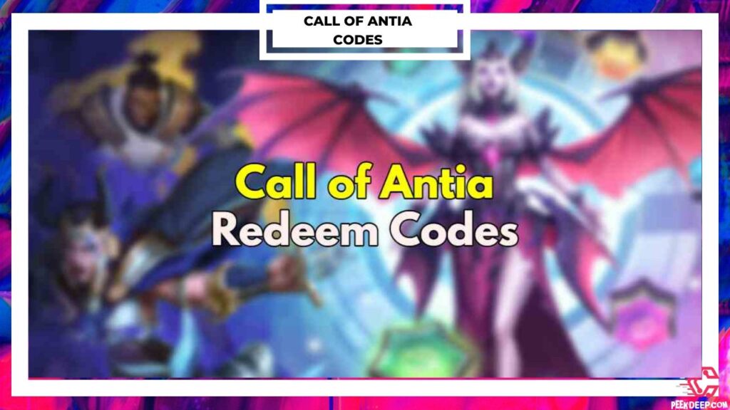 Redeem Call Of Antia Codes