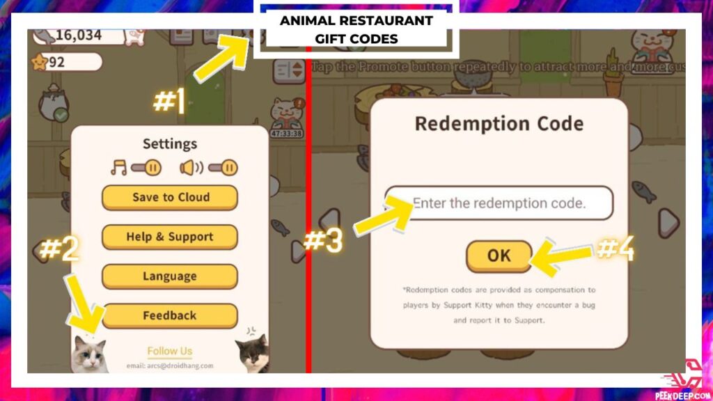 Redeem Animal Restaurant Codes?
