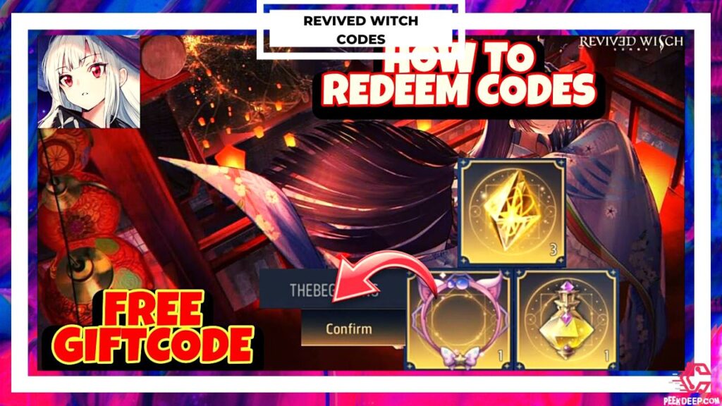 How to use Codes in Revived Witch?
