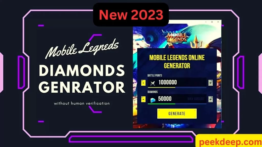 [New] Mobile Legends: MLBB Free Diamonds Generator 2023 100% legit, with our MLBB free diamonds generator, I will show you get free diamonds in mobile legends. Mobile Legends free diamonds Generator..