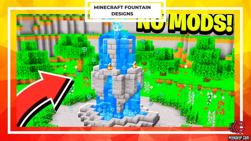 Interactive and Redstone-Powered Fountains