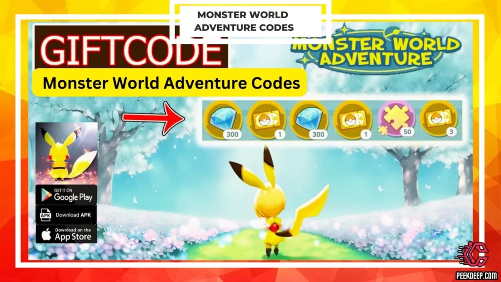  Monster World Adventure Codes