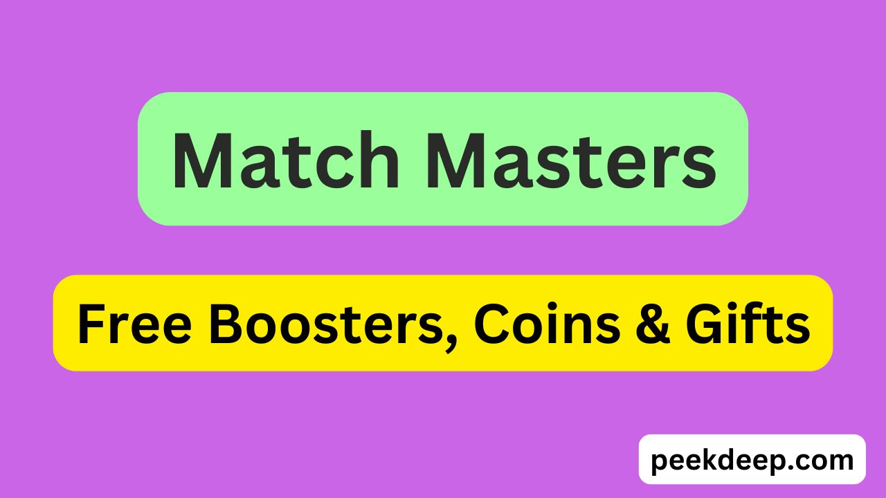 Match Masters free boosters